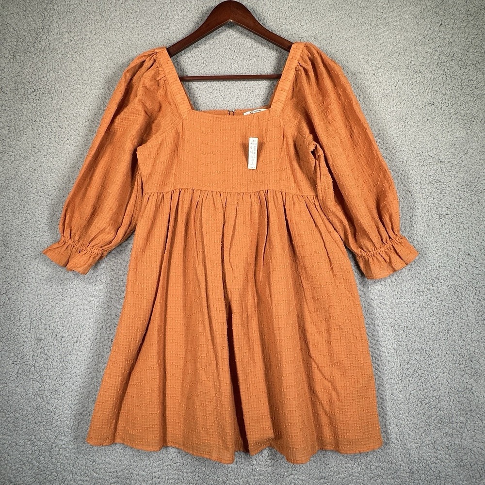 Madewell Orange Mini Dress